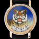 Andersen Geneve Montre A Tact Or Gris Tigre 
