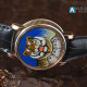 Andersen Geneve Montre A Tact Or Gris Tigre 