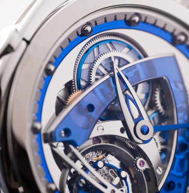 De Bethune DB28 Steel Wheels Sapphire Tourbillon Movement