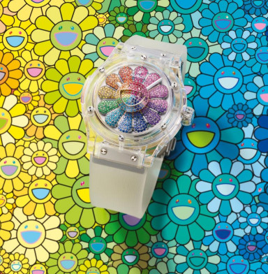 Jewel-Encrusted Hublot by Takashi Murakami