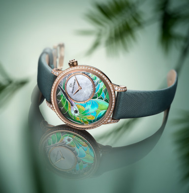 “Stained-Glass” Plique-à-Jour Enamel by Jaquet Droz