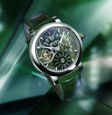 Bovet Recital 21 Retrograde Perpetual Calendar Sapphire Dial