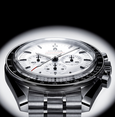 Omega Speedmaster Moonwatch with White Dial