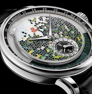 Masterpiece by Henri Rousseau on Platinum Watch by Krayon