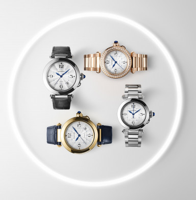 The square in the circle. Timeless Pasha de Cartier